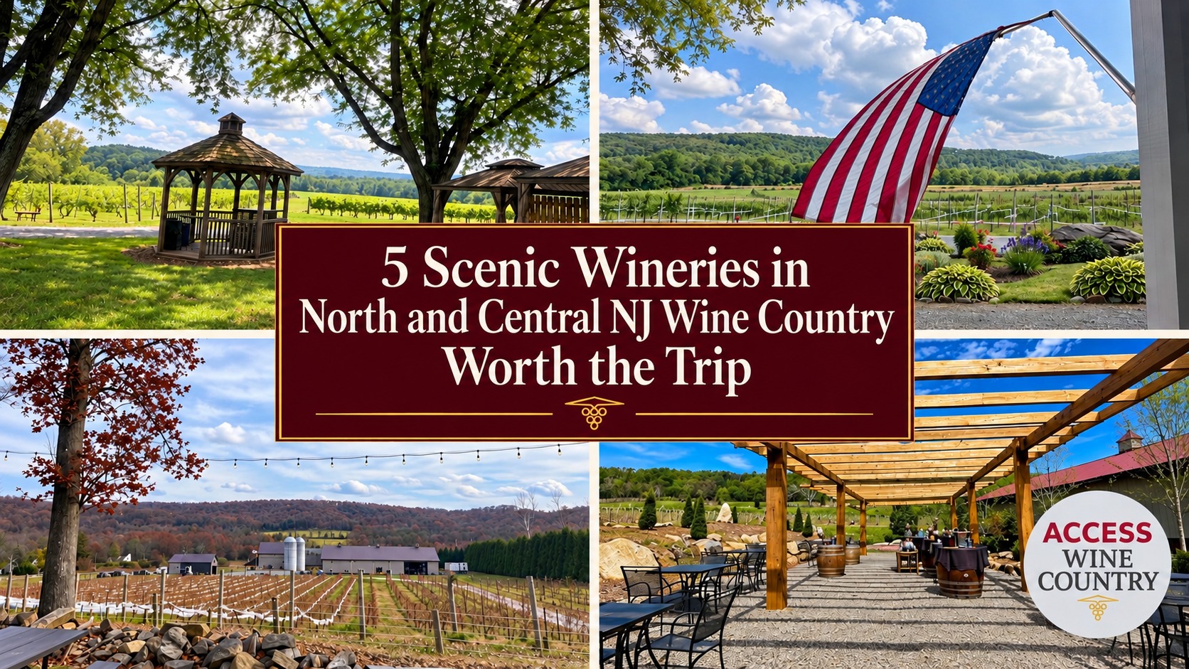 5 Scenic Wineries in North and Central NJ Wine Country Worth the Trip